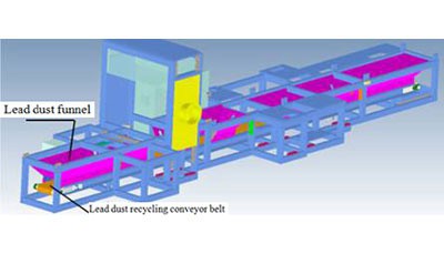 Plate Lug Cutting & Brushing Machine