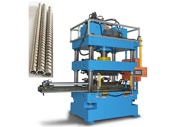Condenser Header Pipe Punching Machine