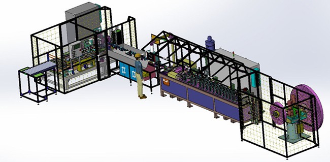 Radiator Folded B Type Tube Mill