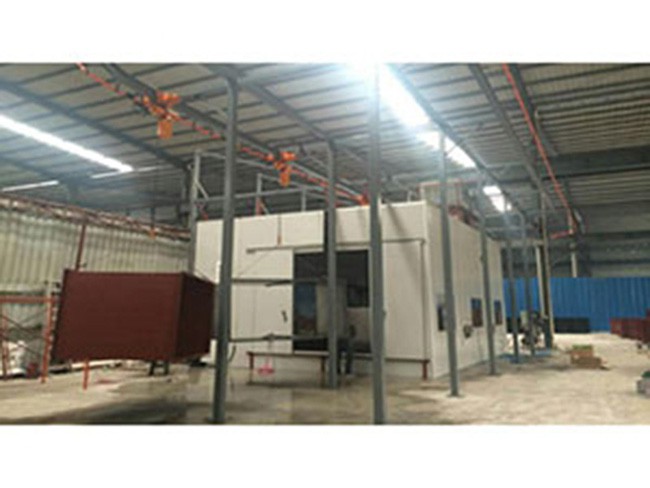 Powder Coating Line for Transformer Corrugated Tanks