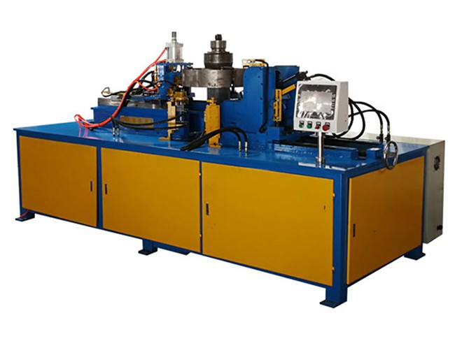 Hydraulic Fan Drum Flanging and Punching Machine