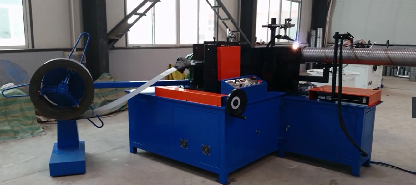 SpiraSpiral Sand Control Filtration Screen Tube Welding Machine